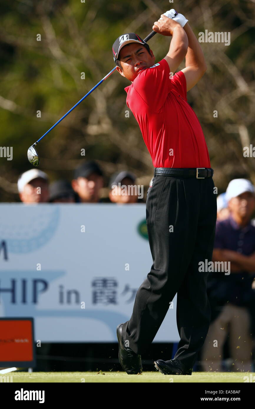 Chiba, Japan. 7. November 2014. Yuta Ikeda Golf: HEIWA PGM Meisterschaft in Kasumigaura zweiten Runde im Miho Golf Club in Chiba, Japan. © AFLO SPORT/Alamy Live-Nachrichten Stockfoto