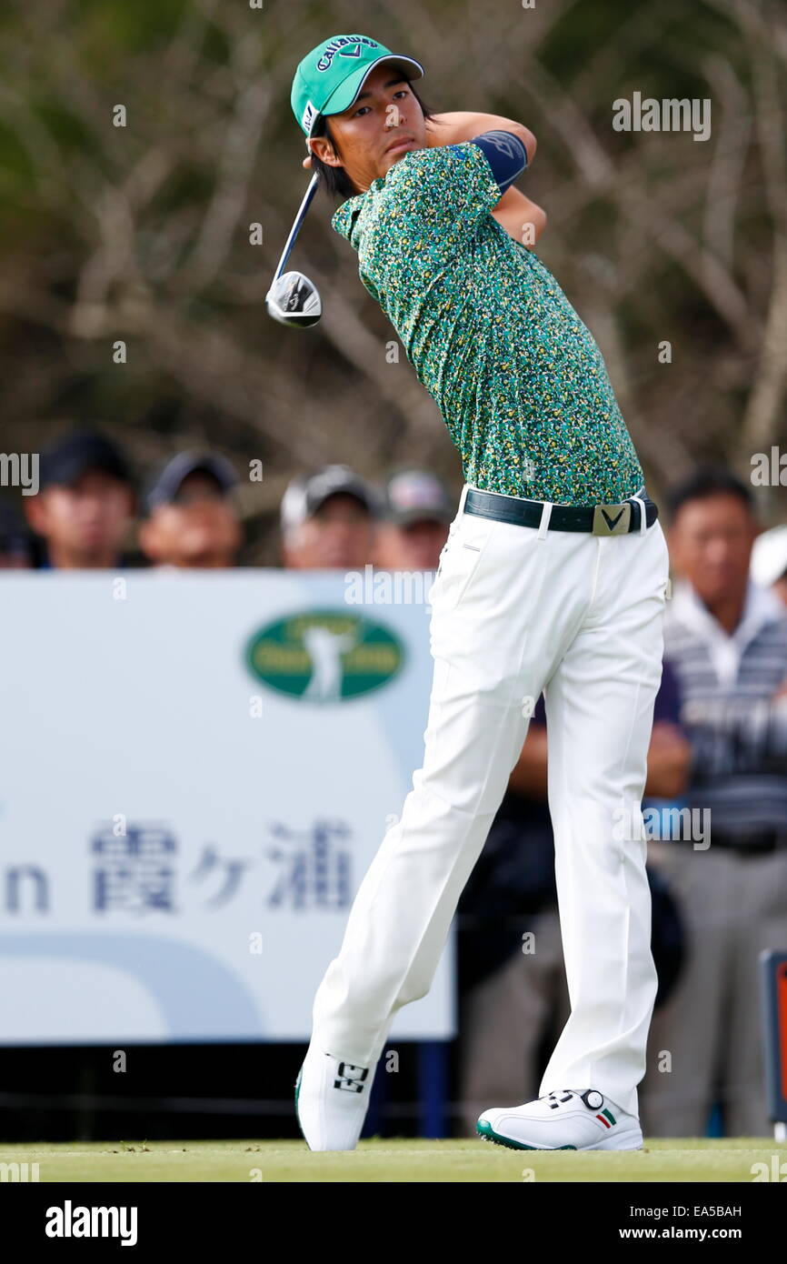 Chiba, Japan. 7. November 2014. Ryo Ishikawa Golf: HEIWA PGM Meisterschaft in Kasumigaura zweiten Runde im Miho Golf Club in Chiba, Japan. © AFLO SPORT/Alamy Live-Nachrichten Stockfoto