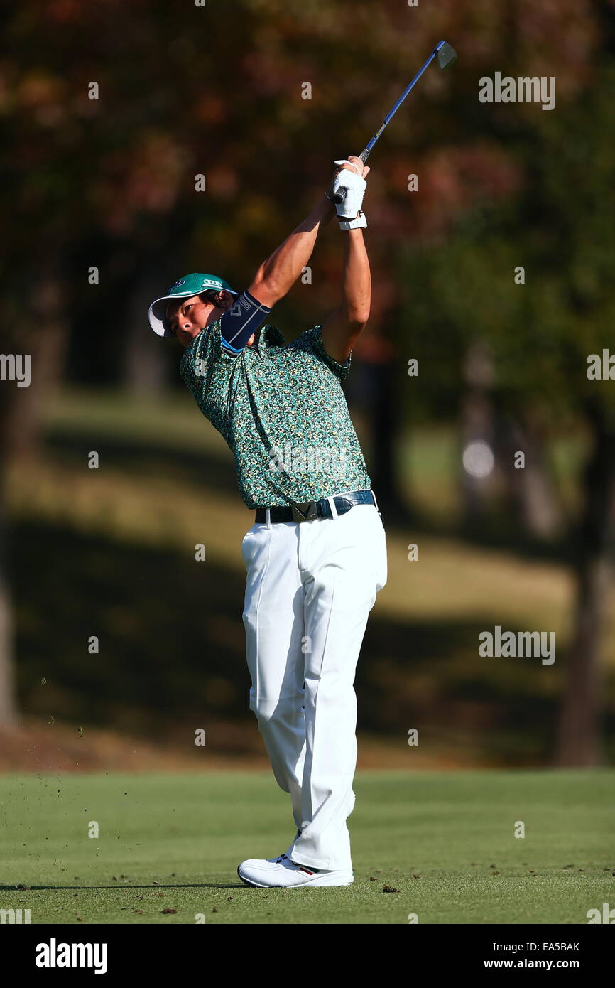 Chiba, Japan. 7. November 2014. Ryo Ishikawa Golf: HEIWA PGM Meisterschaft in Kasumigaura zweiten Runde im Miho Golf Club in Chiba, Japan. © AFLO SPORT/Alamy Live-Nachrichten Stockfoto