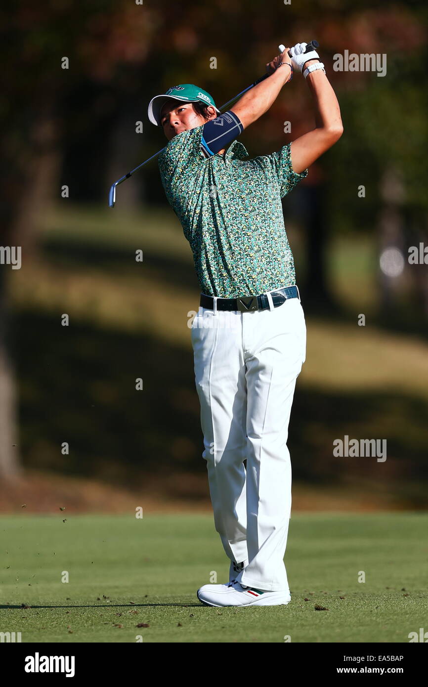 Chiba, Japan. 7. November 2014. Ryo Ishikawa Golf: HEIWA PGM Meisterschaft in Kasumigaura zweiten Runde im Miho Golf Club in Chiba, Japan. © AFLO SPORT/Alamy Live-Nachrichten Stockfoto