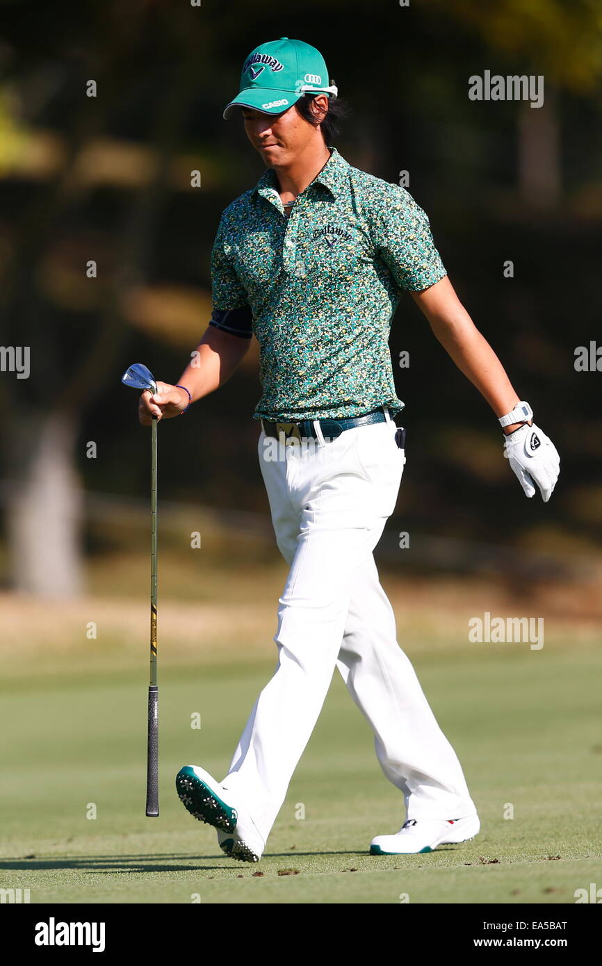 Chiba, Japan. 7. November 2014. Ryo Ishikawa Golf: HEIWA PGM Meisterschaft in Kasumigaura zweiten Runde im Miho Golf Club in Chiba, Japan. © AFLO SPORT/Alamy Live-Nachrichten Stockfoto