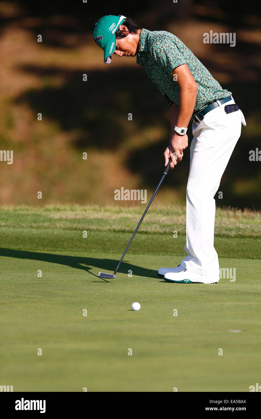Chiba, Japan. 7. November 2014. Ryo Ishikawa Golf: HEIWA PGM Meisterschaft in Kasumigaura zweiten Runde im Miho Golf Club in Chiba, Japan. © AFLO SPORT/Alamy Live-Nachrichten Stockfoto