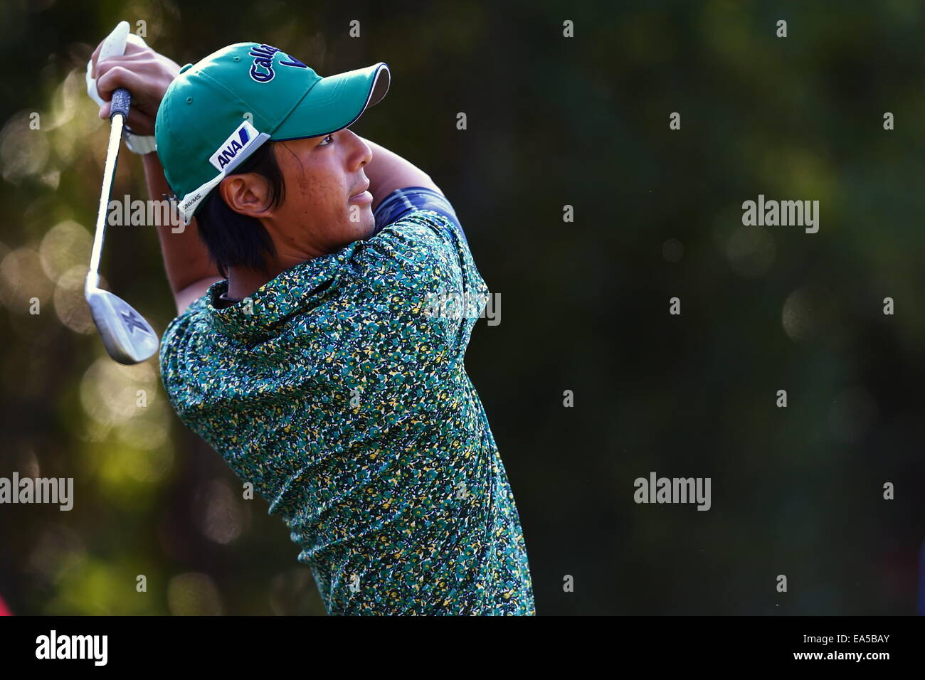 Chiba, Japan. 7. November 2014. Ryo Ishikawa Golf: HEIWA PGM Meisterschaft in Kasumigaura zweiten Runde im Miho Golf Club in Chiba, Japan. © AFLO SPORT/Alamy Live-Nachrichten Stockfoto