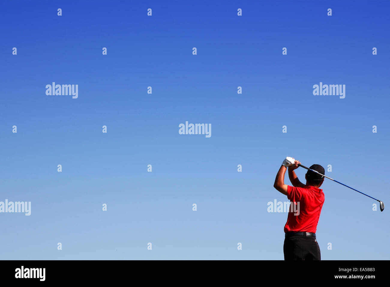 Chiba, Japan. 7. November 2014. Yuta Ikeda Golf: HEIWA PGM Meisterschaft in Kasumigaura zweiten Runde im Miho Golf Club in Chiba, Japan. © AFLO SPORT/Alamy Live-Nachrichten Stockfoto