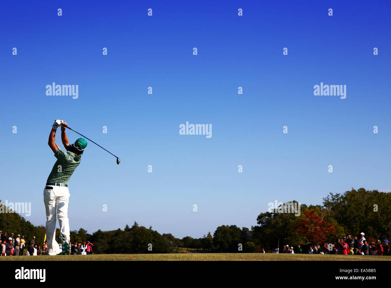 Chiba, Japan. 7. November 2014. Ryo Ishikawa Golf: HEIWA PGM Meisterschaft in Kasumigaura zweiten Runde im Miho Golf Club in Chiba, Japan. © AFLO SPORT/Alamy Live-Nachrichten Stockfoto