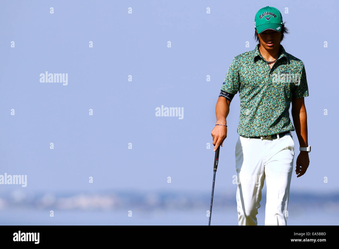 Chiba, Japan. 7. November 2014. Ryo Ishikawa Golf: HEIWA PGM Meisterschaft in Kasumigaura zweiten Runde im Miho Golf Club in Chiba, Japan. © AFLO SPORT/Alamy Live-Nachrichten Stockfoto