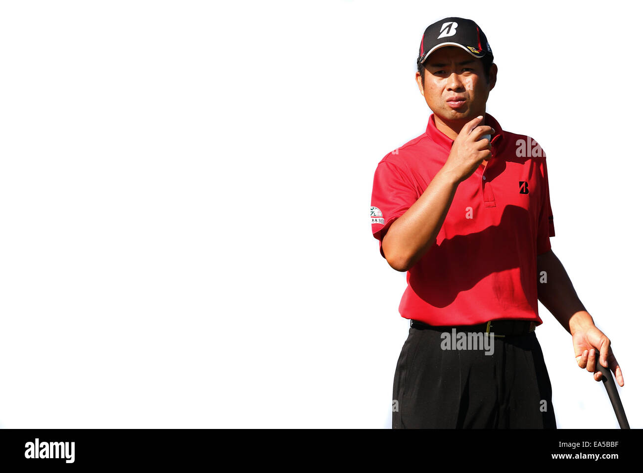 Chiba, Japan. 7. November 2014. Yuta Ikeda Golf: HEIWA PGM Meisterschaft in Kasumigaura zweiten Runde im Miho Golf Club in Chiba, Japan. © AFLO SPORT/Alamy Live-Nachrichten Stockfoto