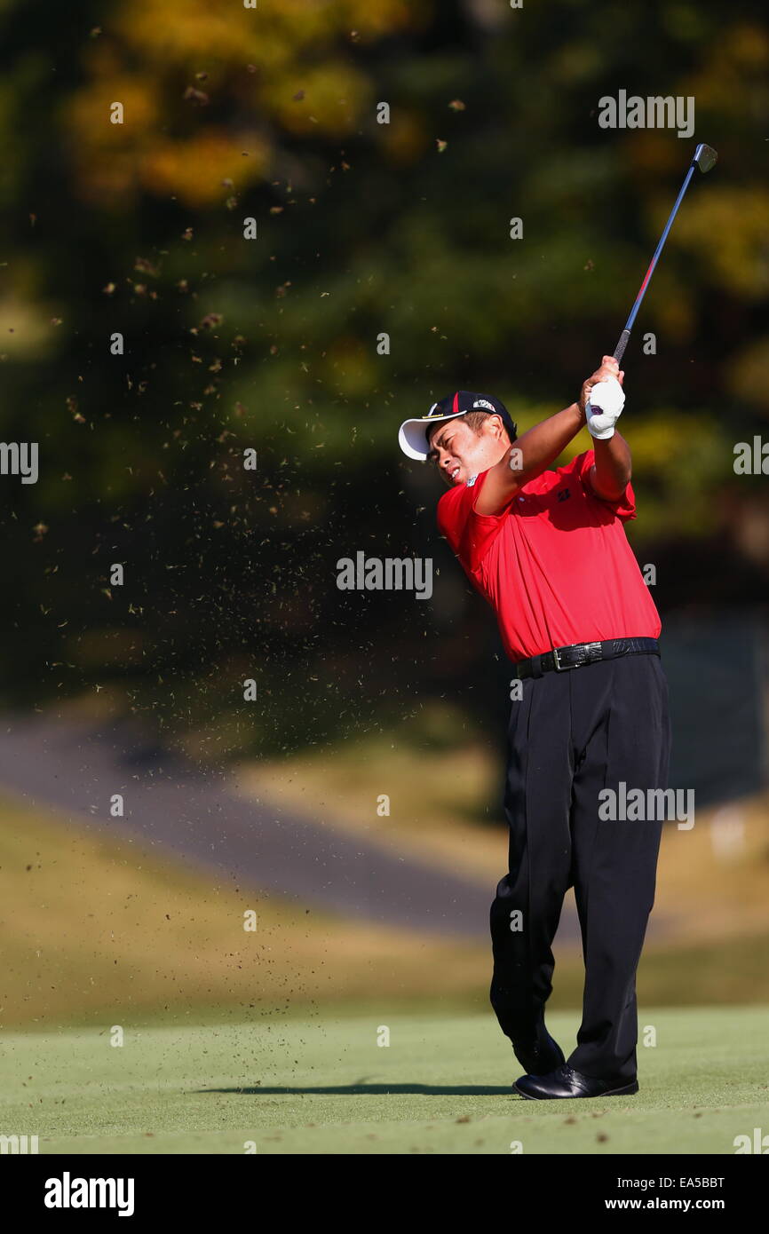 Chiba, Japan. 7. November 2014. Yuta Ikeda Golf: HEIWA PGM Meisterschaft in Kasumigaura zweiten Runde im Miho Golf Club in Chiba, Japan. © AFLO SPORT/Alamy Live-Nachrichten Stockfoto