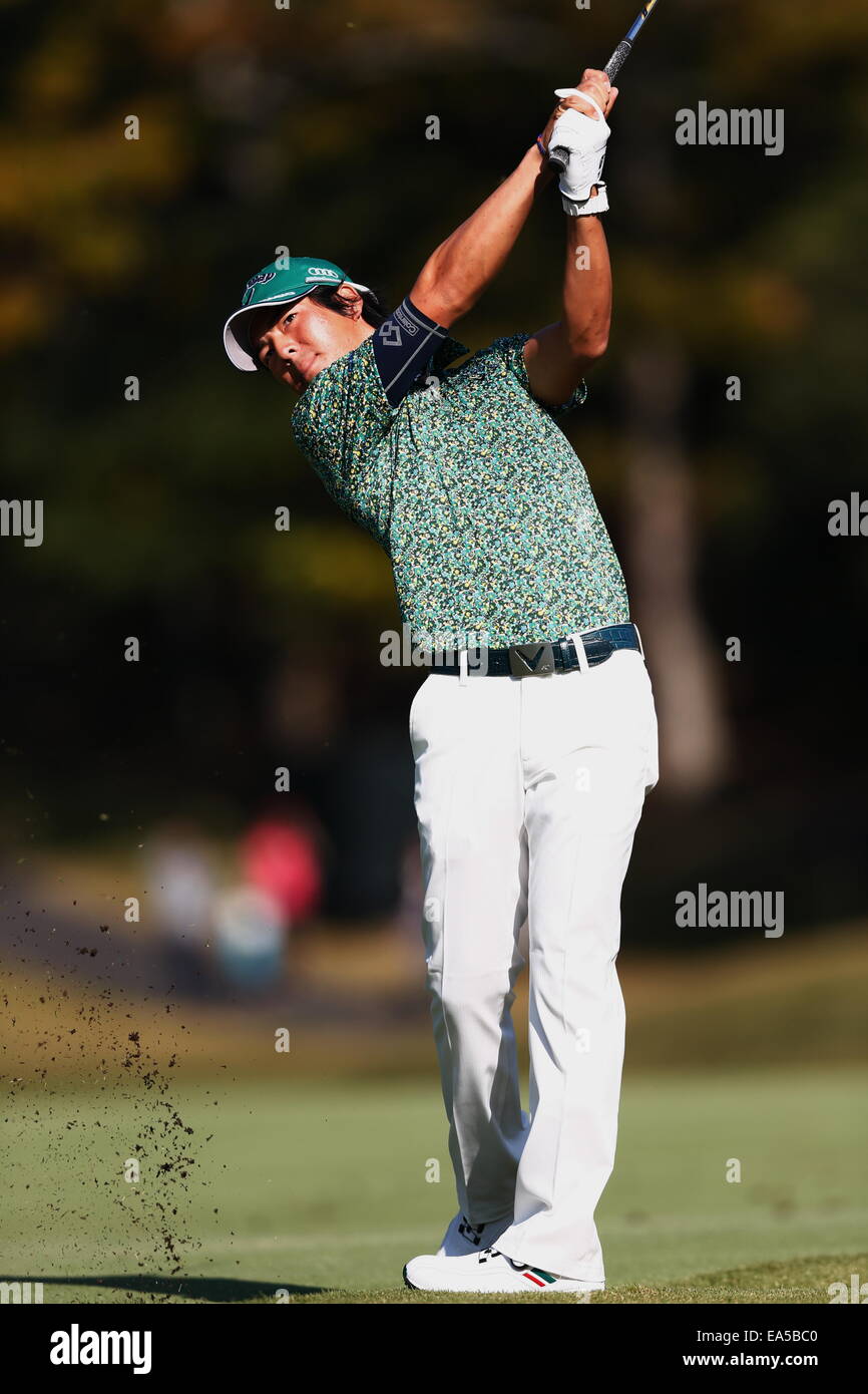 Chiba, Japan. 7. November 2014. Ryo Ishikawa Golf: HEIWA PGM Meisterschaft in Kasumigaura zweiten Runde im Miho Golf Club in Chiba, Japan. © AFLO SPORT/Alamy Live-Nachrichten Stockfoto