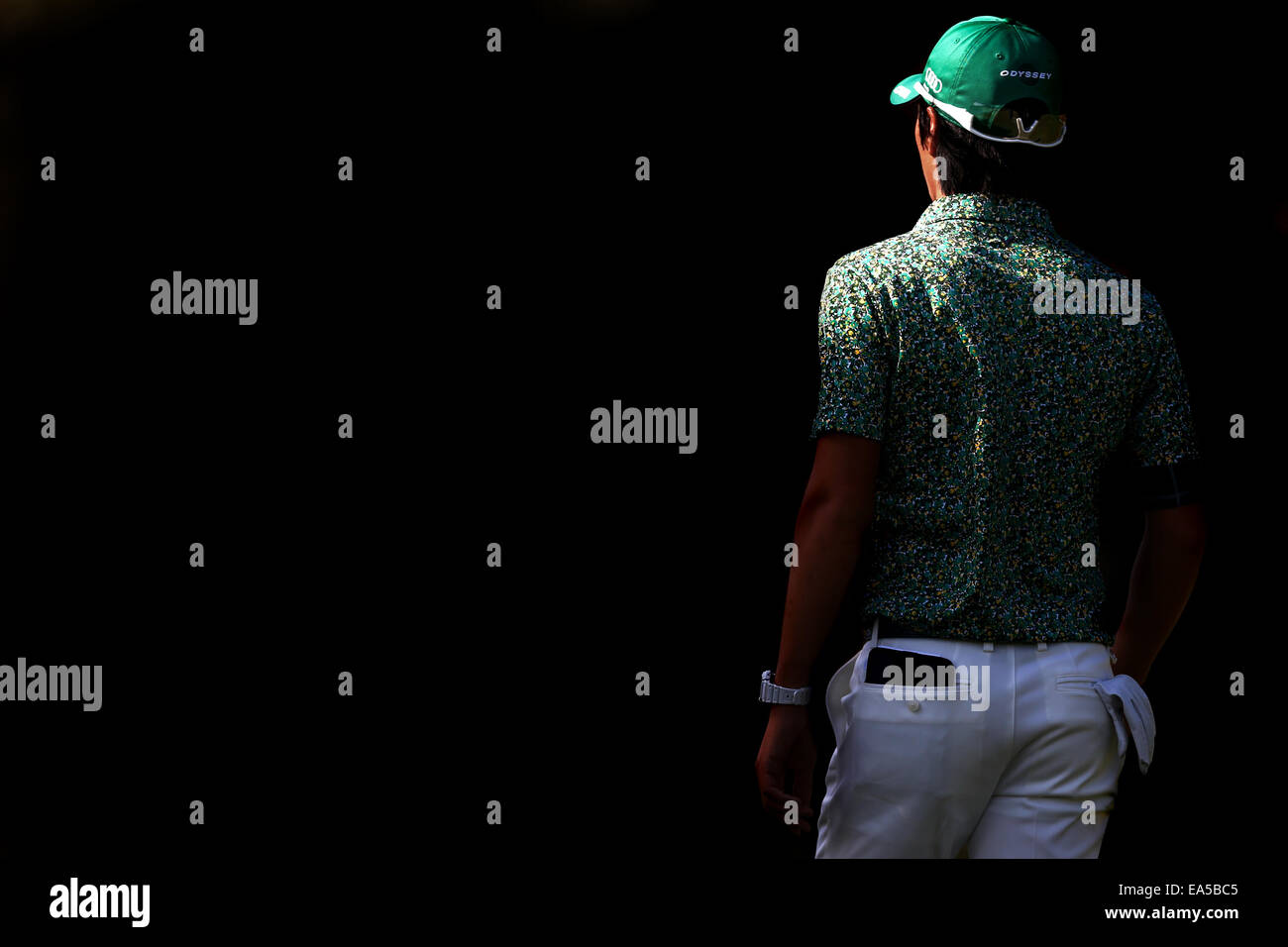 Chiba, Japan. 7. November 2014. Ryo Ishikawa Golf: HEIWA PGM Meisterschaft in Kasumigaura zweiten Runde im Miho Golf Club in Chiba, Japan. © AFLO SPORT/Alamy Live-Nachrichten Stockfoto