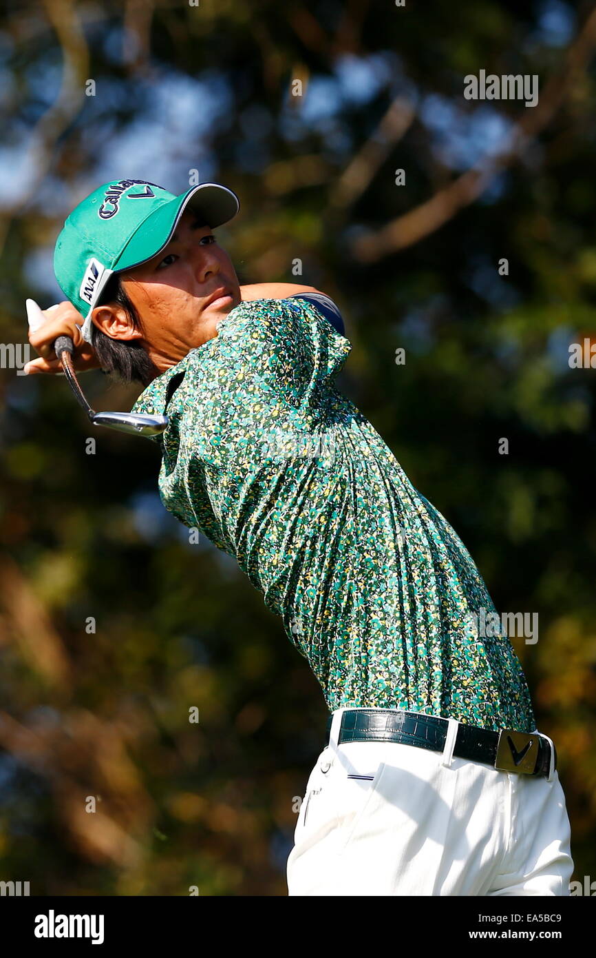 Chiba, Japan. 7. November 2014. Ryo Ishikawa Golf: HEIWA PGM Meisterschaft in Kasumigaura zweiten Runde im Miho Golf Club in Chiba, Japan. © AFLO SPORT/Alamy Live-Nachrichten Stockfoto