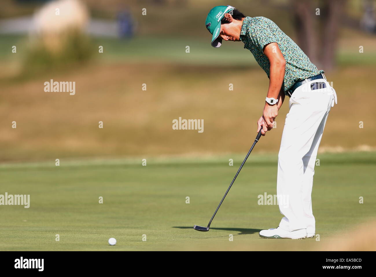 Chiba, Japan. 7. November 2014. Ryo Ishikawa Golf: HEIWA PGM Meisterschaft in Kasumigaura zweiten Runde im Miho Golf Club in Chiba, Japan. © AFLO SPORT/Alamy Live-Nachrichten Stockfoto