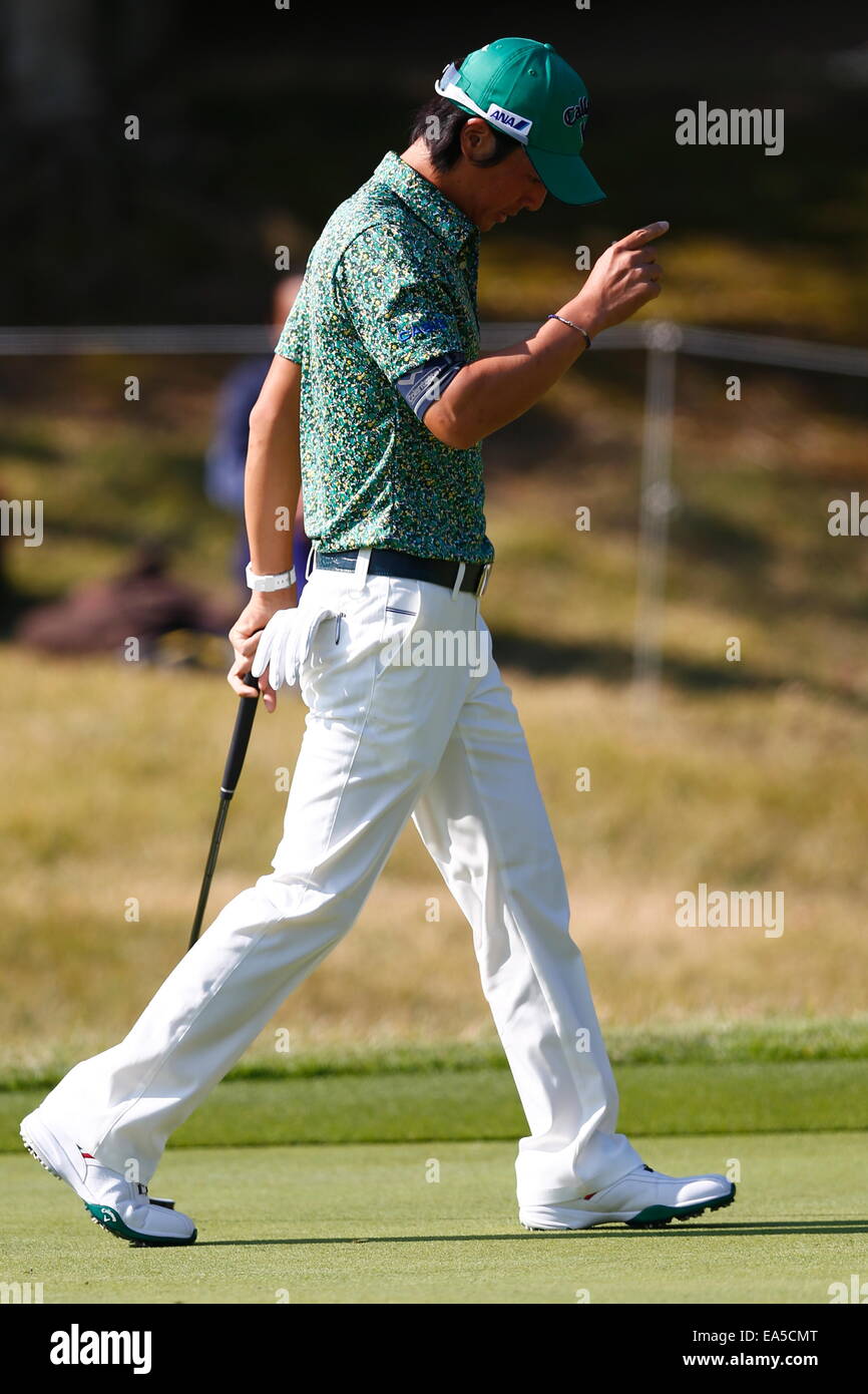 Chiba, Japan. 7. November 2014. Ryo Ishikawa Golf: HEIWA PGM Meisterschaft in Kasumigaura zweiten Runde im Miho Golf Club in Chiba, Japan. © AFLO SPORT/Alamy Live-Nachrichten Stockfoto