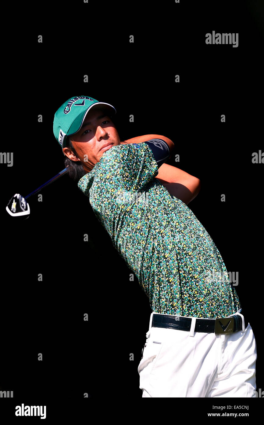 Chiba, Japan. 7. November 2014. Ryo Ishikawa Golf: HEIWA PGM Meisterschaft in Kasumigaura zweiten Runde im Miho Golf Club in Chiba, Japan. © AFLO SPORT/Alamy Live-Nachrichten Stockfoto