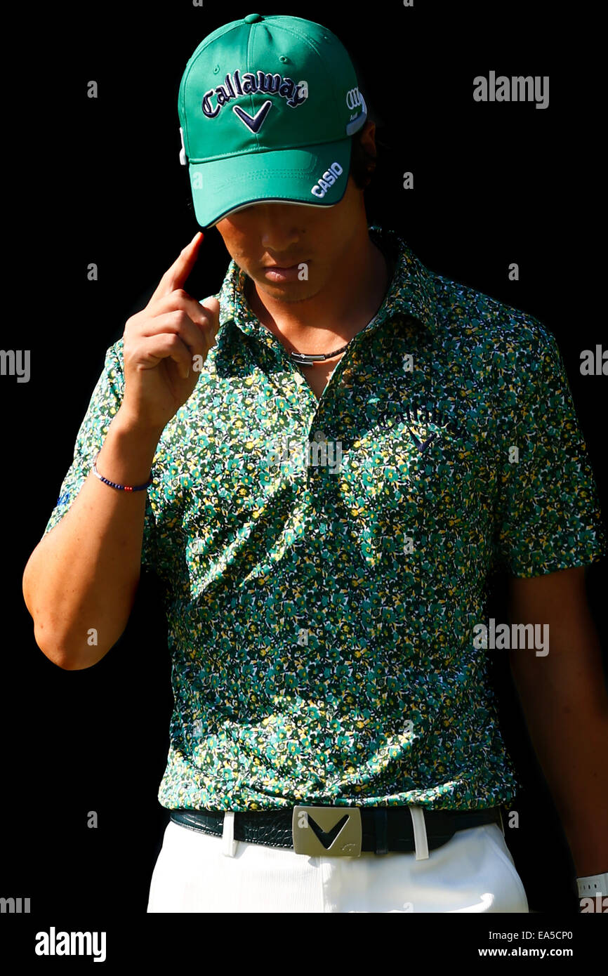 Chiba, Japan. 7. November 2014. Ryo Ishikawa Golf: HEIWA PGM Meisterschaft in Kasumigaura zweiten Runde im Miho Golf Club in Chiba, Japan. © AFLO SPORT/Alamy Live-Nachrichten Stockfoto