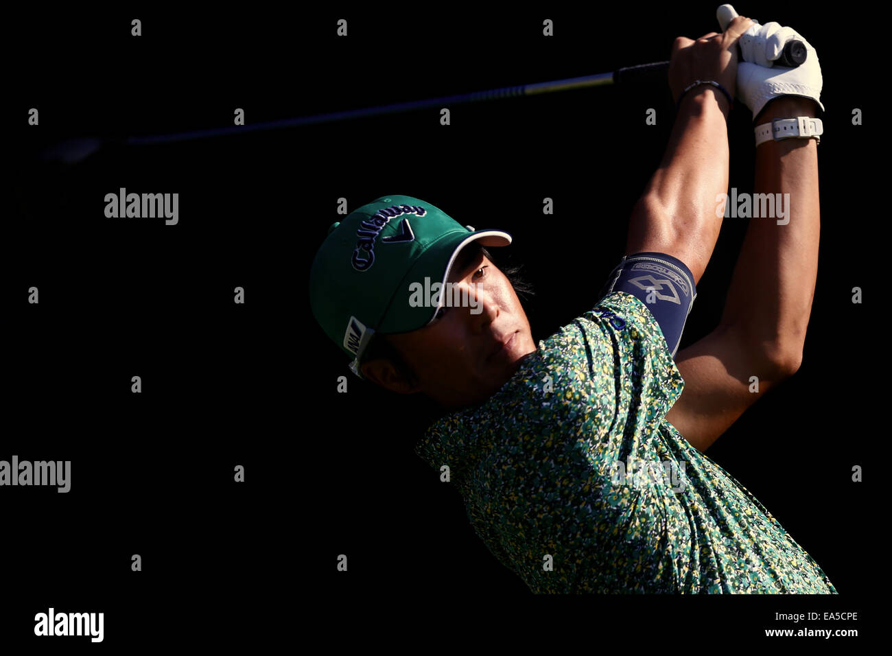 Chiba, Japan. 7. November 2014. Ryo Ishikawa Golf: HEIWA PGM Meisterschaft in Kasumigaura zweiten Runde im Miho Golf Club in Chiba, Japan. © AFLO SPORT/Alamy Live-Nachrichten Stockfoto