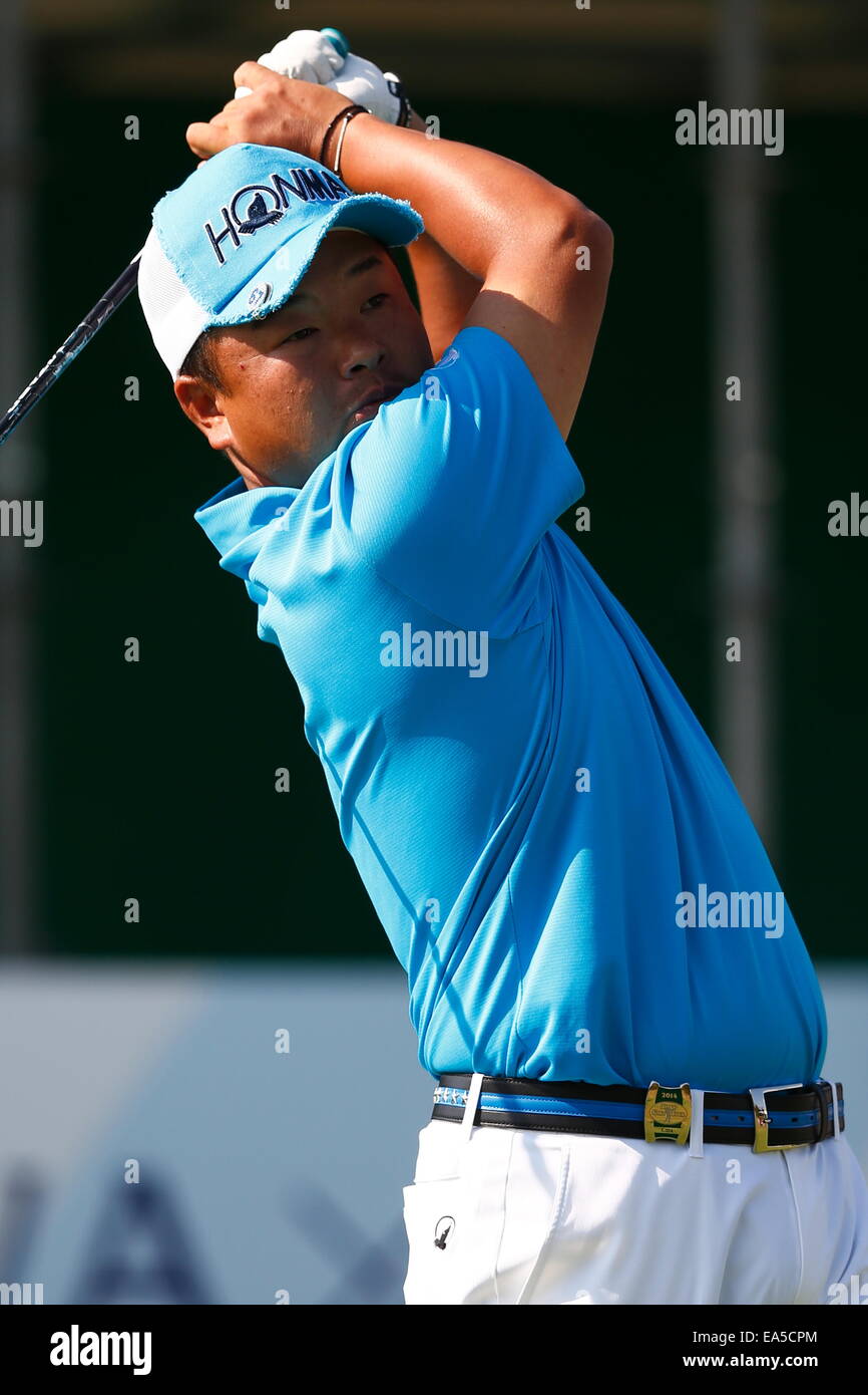 Chiba, Japan. 7. November 2014. Komei Oda Golf: HEIWA PGM Meisterschaft in Kasumigaura zweiten Runde im Miho Golf Club in Chiba, Japan. © AFLO SPORT/Alamy Live-Nachrichten Stockfoto