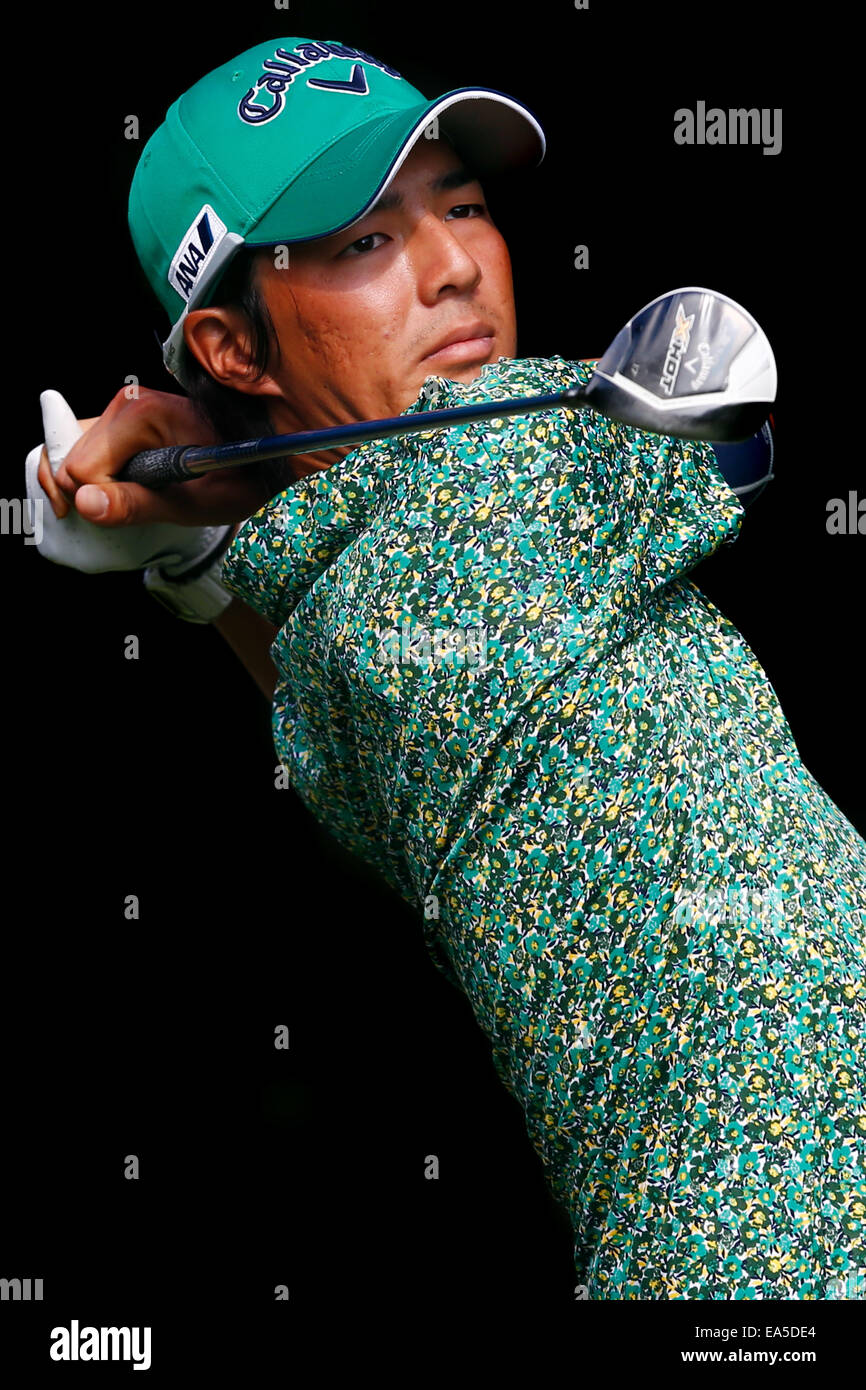 Chiba, Japan. 7. November 2014. Ryo Ishikawa Golf: HEIWA PGM Meisterschaft in Kasumigaura zweiten Runde im Miho Golf Club in Chiba, Japan. © AFLO SPORT/Alamy Live-Nachrichten Stockfoto