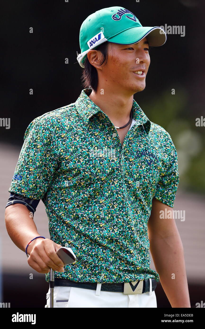 Chiba, Japan. 7. November 2014. Ryo Ishikawa Golf: HEIWA PGM Meisterschaft in Kasumigaura zweiten Runde im Miho Golf Club in Chiba, Japan. © AFLO SPORT/Alamy Live-Nachrichten Stockfoto