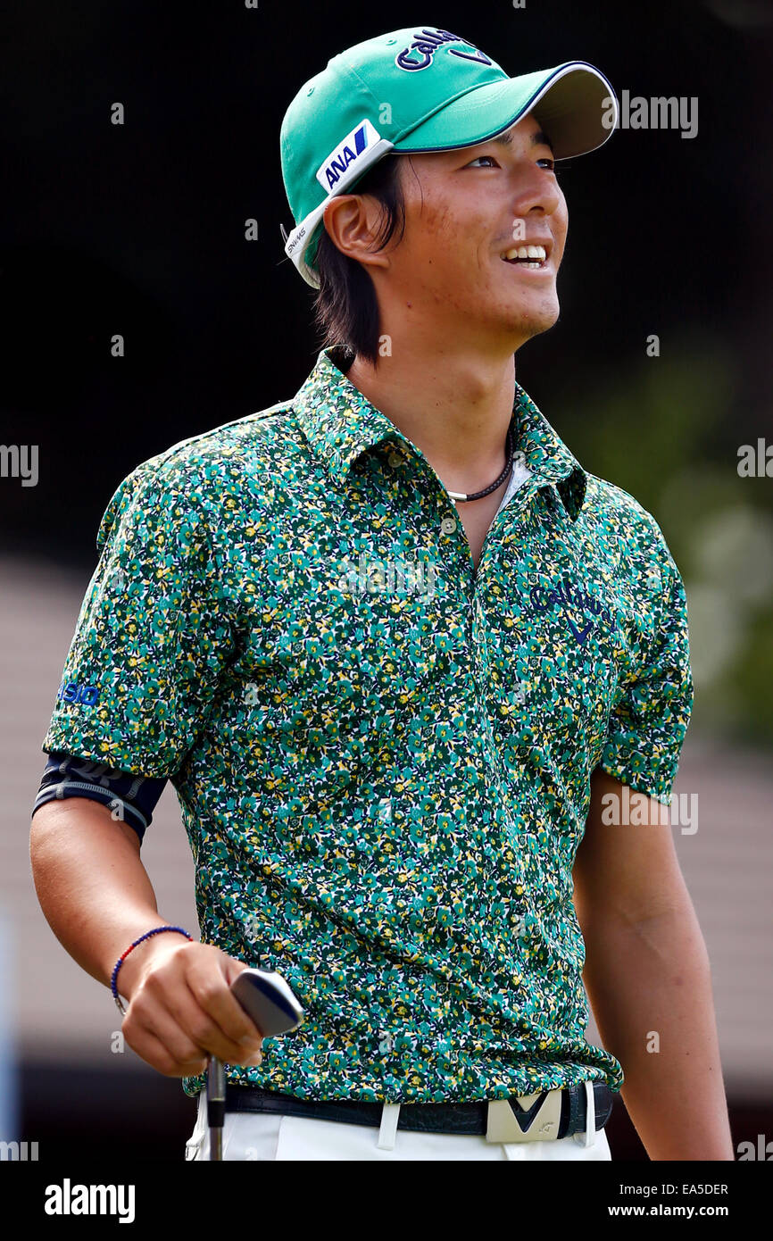 Chiba, Japan. 7. November 2014. Ryo Ishikawa Golf: HEIWA PGM Meisterschaft in Kasumigaura zweiten Runde im Miho Golf Club in Chiba, Japan. © AFLO SPORT/Alamy Live-Nachrichten Stockfoto