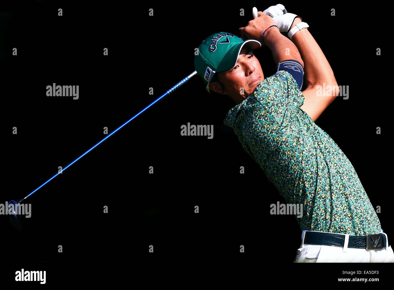 Chiba, Japan. 7. November 2014. Ryo Ishikawa Golf: HEIWA PGM Meisterschaft in Kasumigaura zweiten Runde im Miho Golf Club in Chiba, Japan. © AFLO SPORT/Alamy Live-Nachrichten Stockfoto