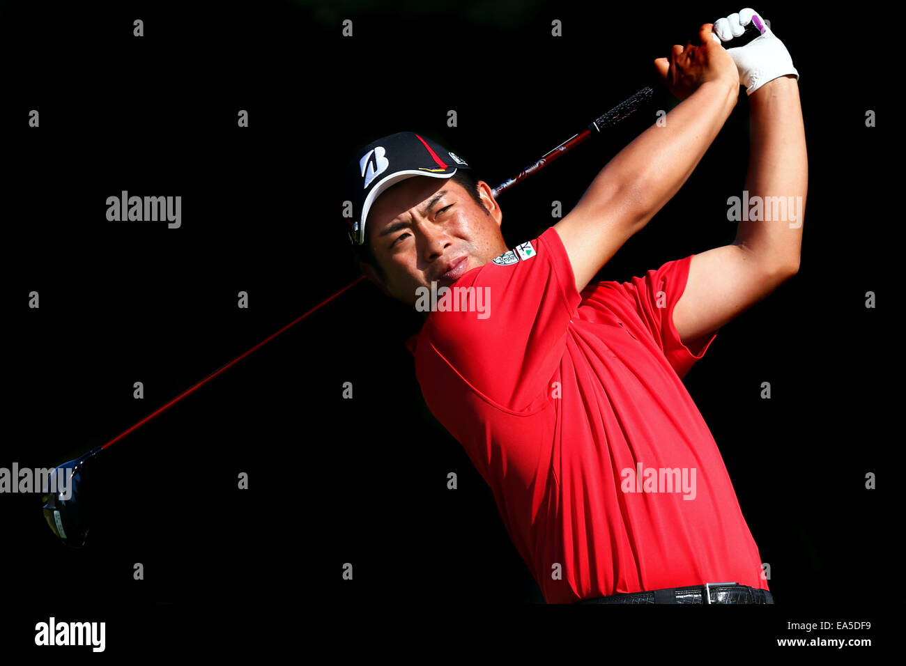 Chiba, Japan. 7. November 2014. Yuta Ikeda Golf: HEIWA PGM Meisterschaft in Kasumigaura zweiten Runde im Miho Golf Club in Chiba, Japan. © AFLO SPORT/Alamy Live-Nachrichten Stockfoto