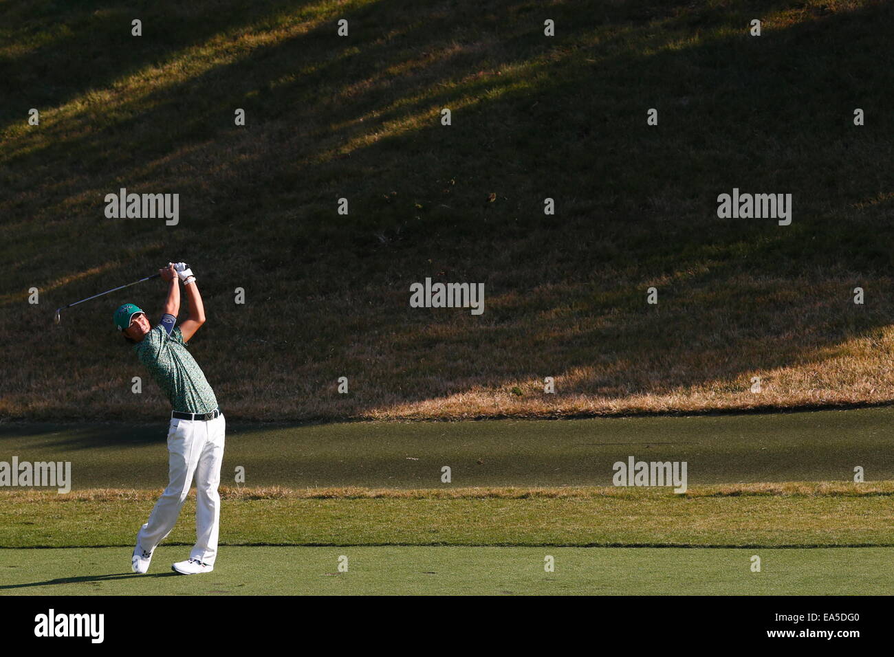 Chiba, Japan. 7. November 2014. Ryo Ishikawa Golf: HEIWA PGM Meisterschaft in Kasumigaura zweiten Runde im Miho Golf Club in Chiba, Japan. © AFLO SPORT/Alamy Live-Nachrichten Stockfoto