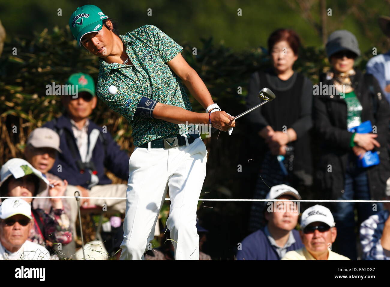 Chiba, Japan. 7. November 2014. Ryo Ishikawa Golf: HEIWA PGM Meisterschaft in Kasumigaura zweiten Runde im Miho Golf Club in Chiba, Japan. © AFLO SPORT/Alamy Live-Nachrichten Stockfoto