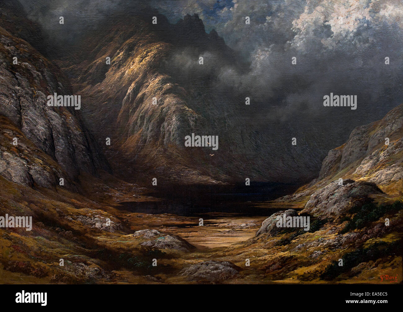 Gustave Doré (1832-1883) See in Schottland. Nach dem Sturm (1875-1878) Frankreich Französisch Stockfoto