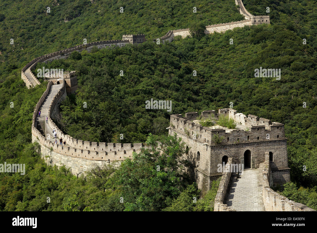 China, chinesische Mauer Stockfoto