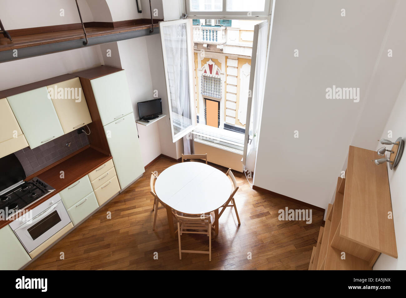 innere Heimat, schöne Küche Stockfoto