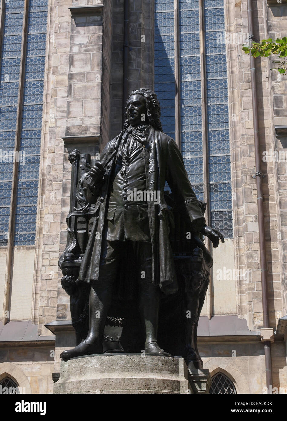 Neues Bach-Denkmal Stockfoto