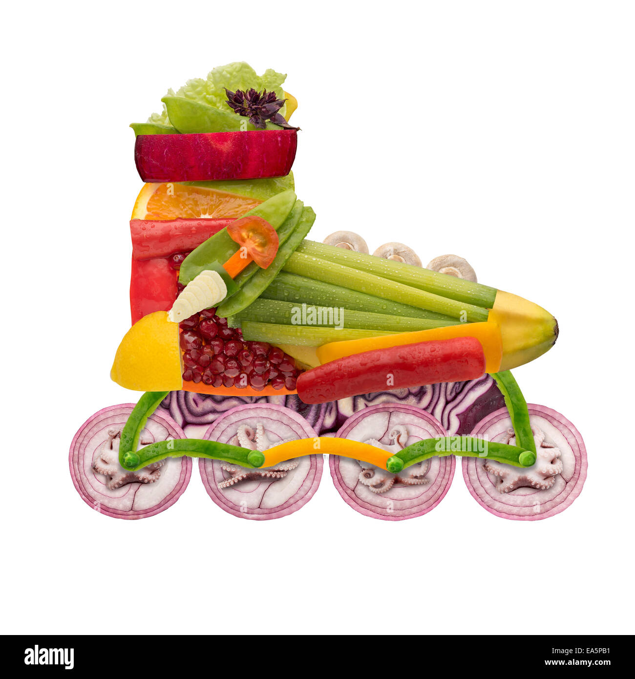 Veggie-Walze. Stockfoto