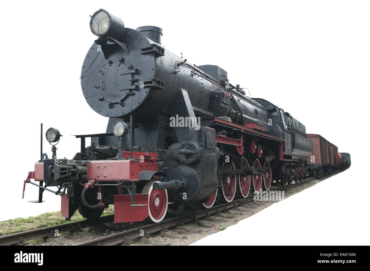 Vintage Dampfzug Stockfoto