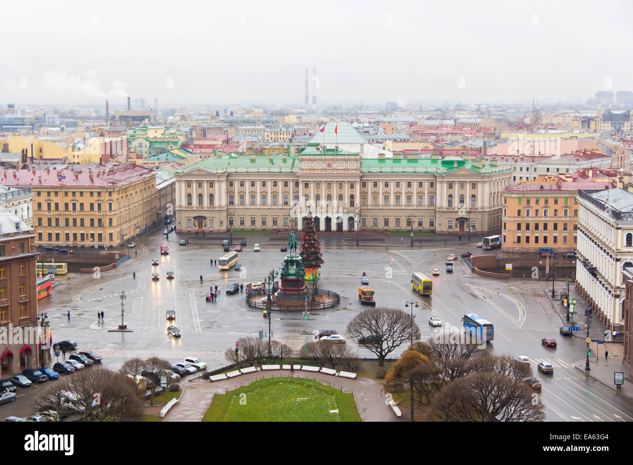 Außenbereich in Sankt Petersburg Stockfoto