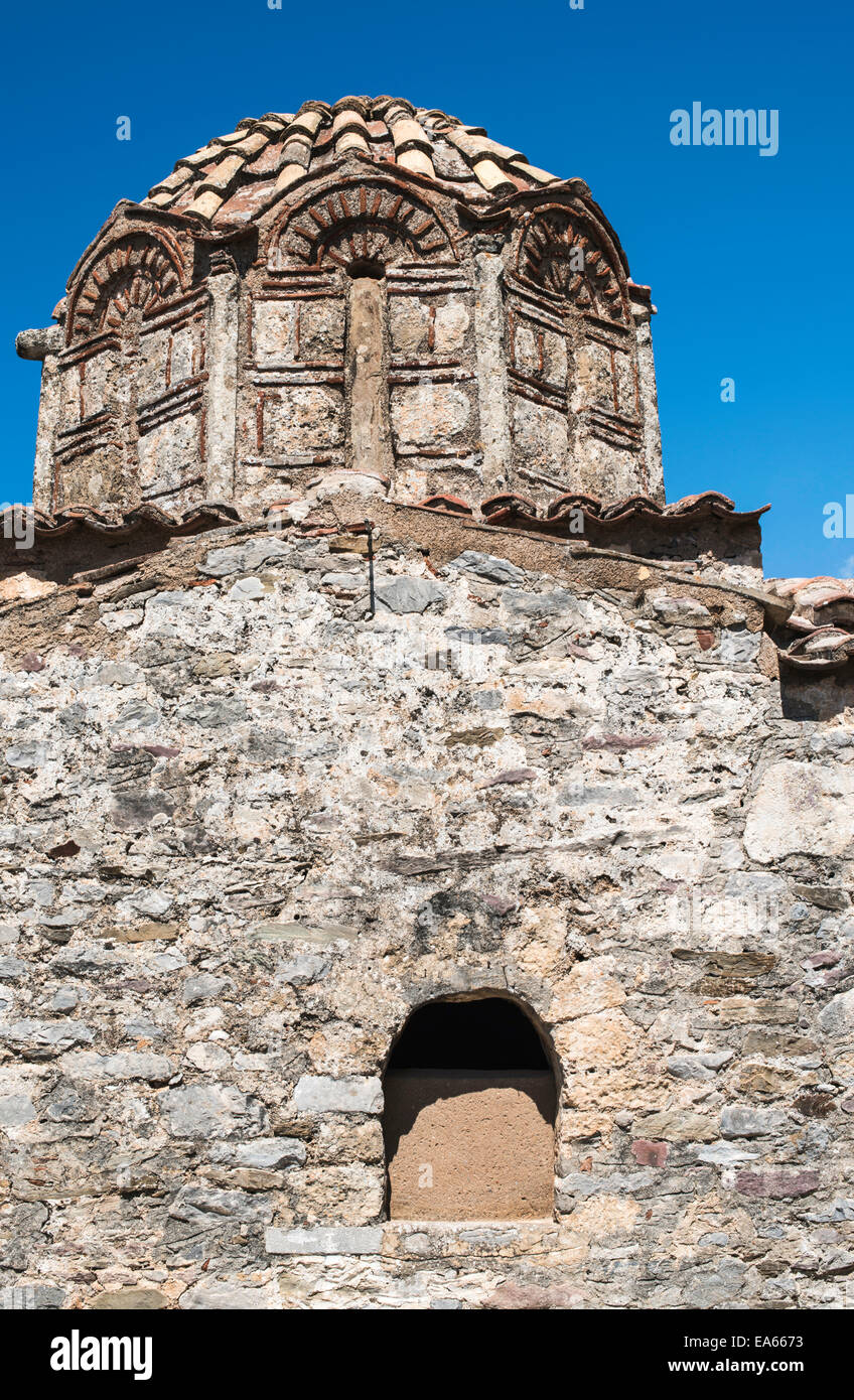 Typische Stein gemacht griechische Kirche. Stockfoto