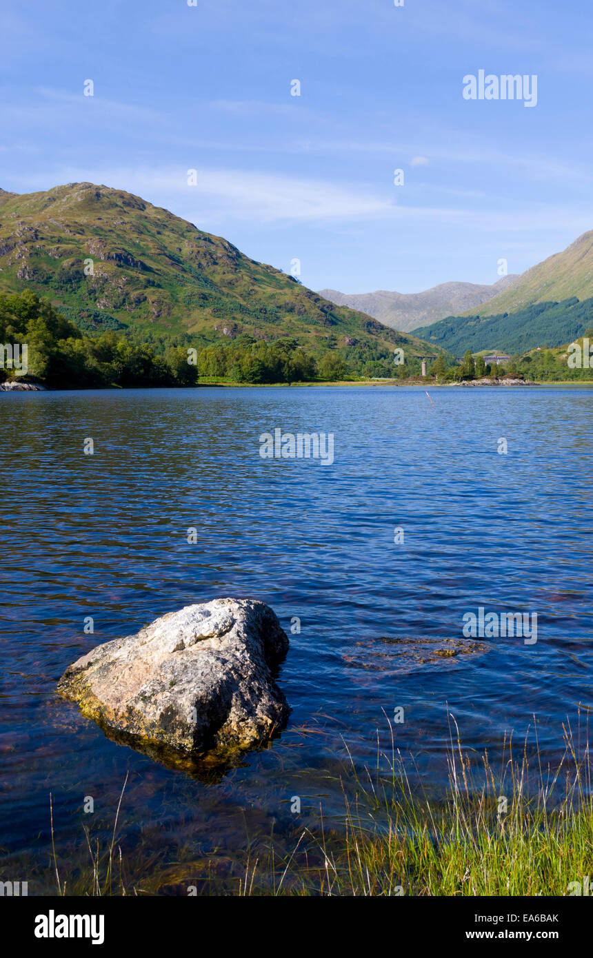 Loch Shiel, Glenfinnan, Lochaber, Inverness-Shire, Highland, Schottland, Vereinigtes Königreich Stockfoto