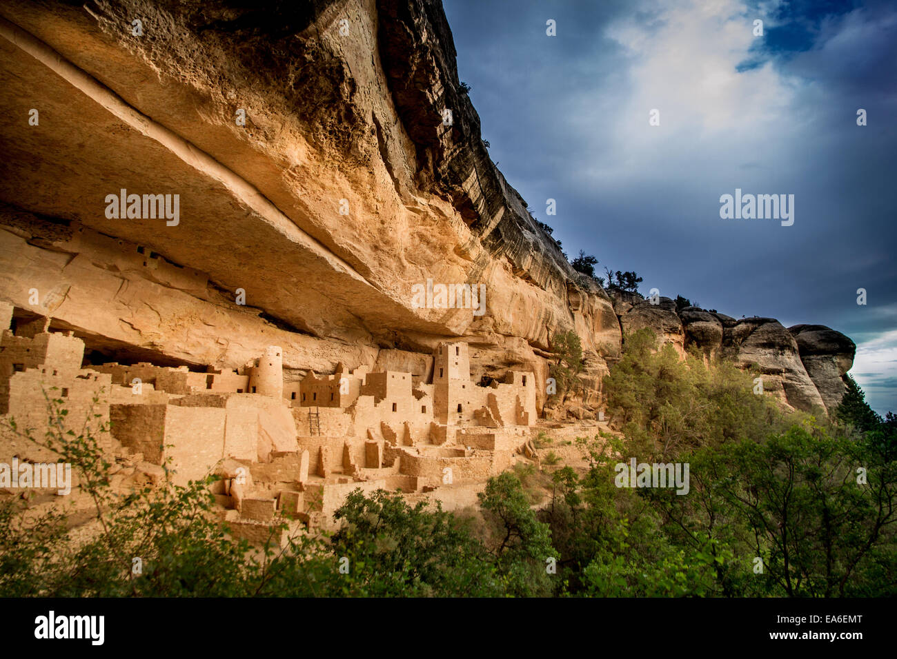 Cliff Palace, Mesa Verde Nationalpark, Colorado, USA Stockfoto