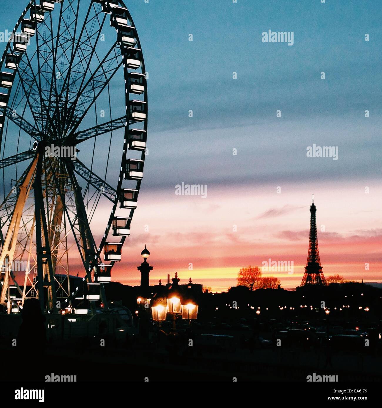 Frankreich, Paris, Riesenrad im Louvre Stockfoto
