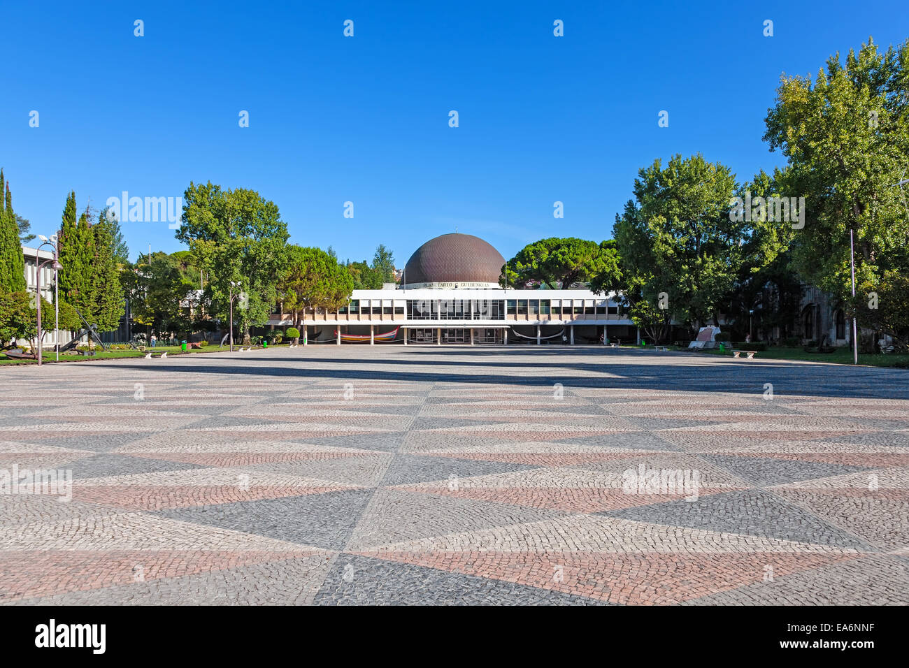 Planetarium Calouste Gulbenkian in Belém, Lissabon, Portugal. Stockfoto