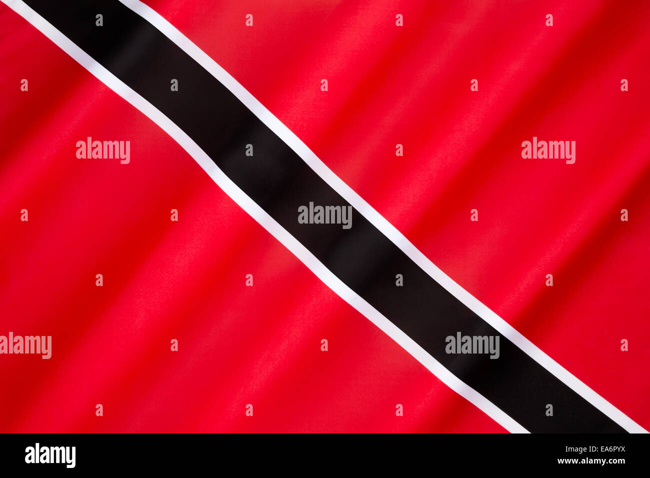 Flagge von Trinidad und Tobago Stockfoto