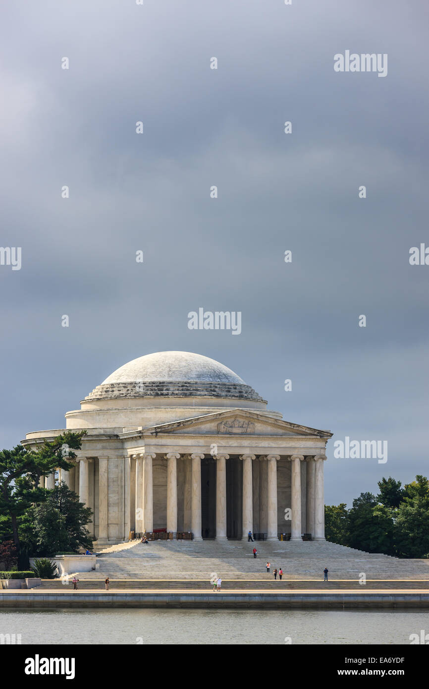 Thomas Jefferson Memorial ist eine presidential Memorial in Washington, D.C., Thomas Jefferson, einem amerikanischen Findelkind gewidmet Stockfoto