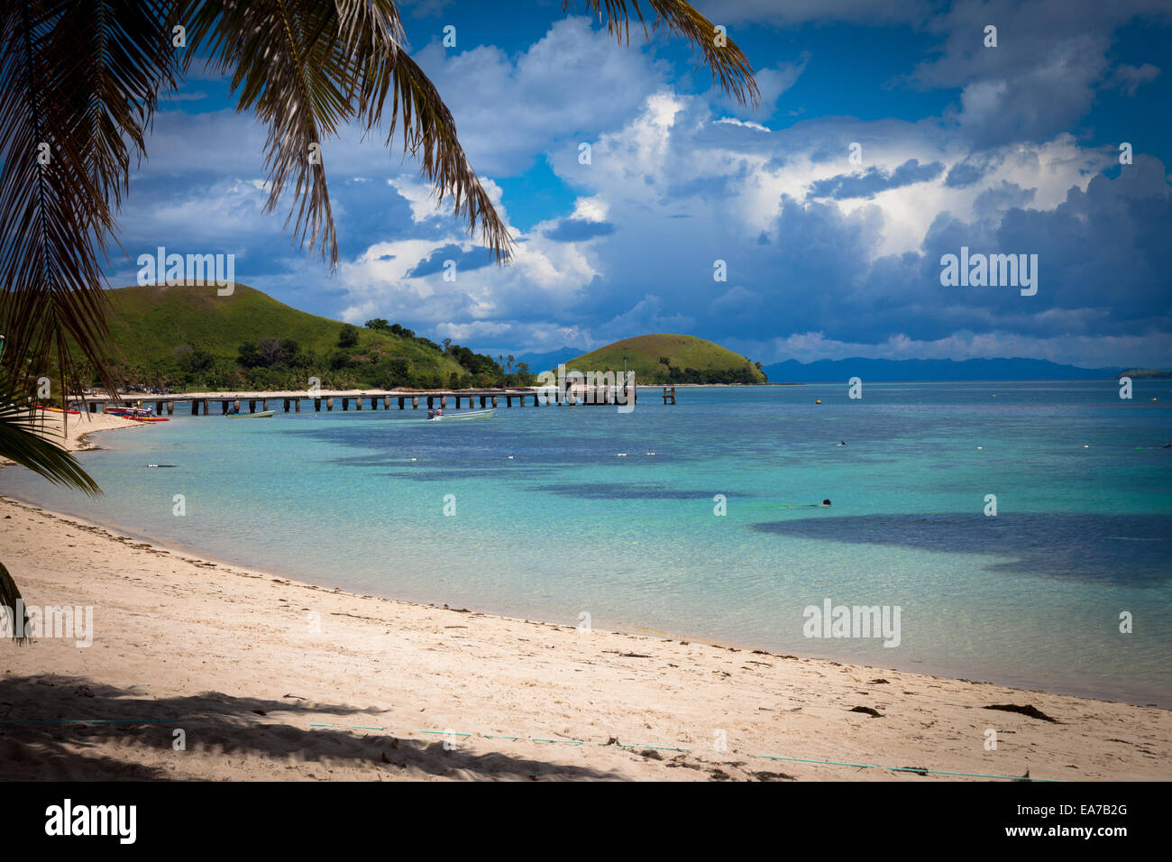 Tropischen pazifischen Paradies - Fidschi Stockfoto