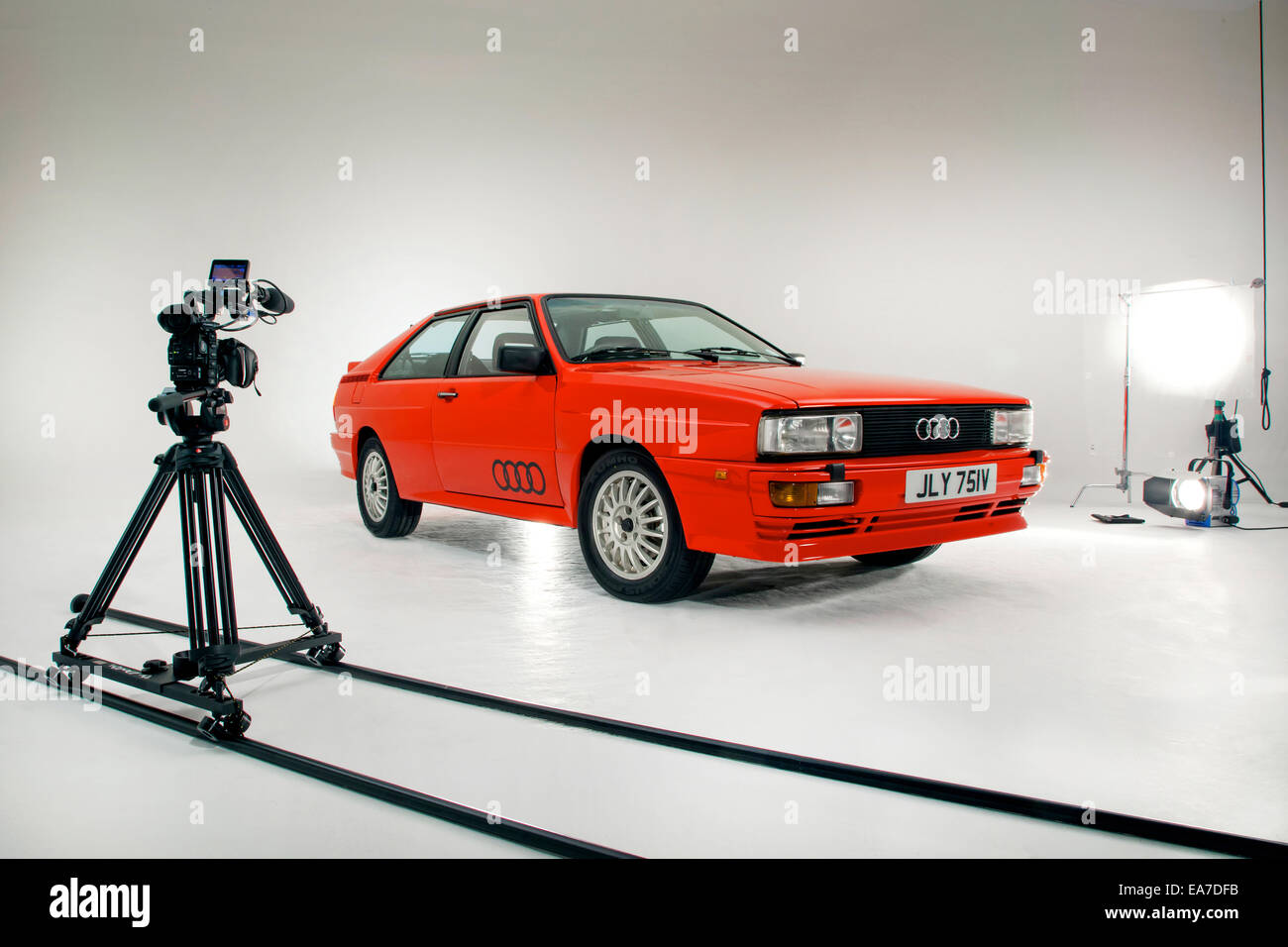Asche zu Asche BBC TV-Krimi-Drama Audi Quattro Stockfoto