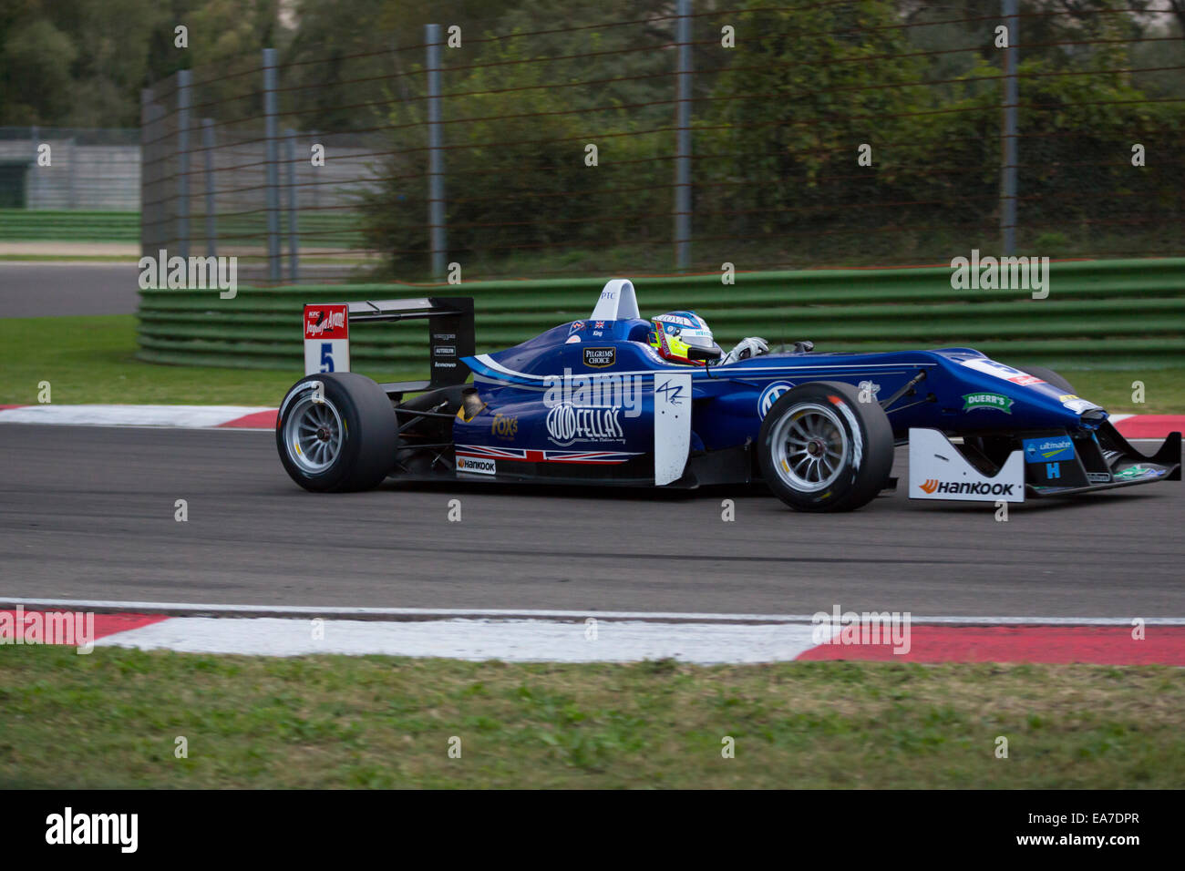 Imola, Italien - 11. Oktober 2014: Dallara F312 – Volkswagen Carlin Team, angetrieben durch König Jordanien (GBR) Stockfoto