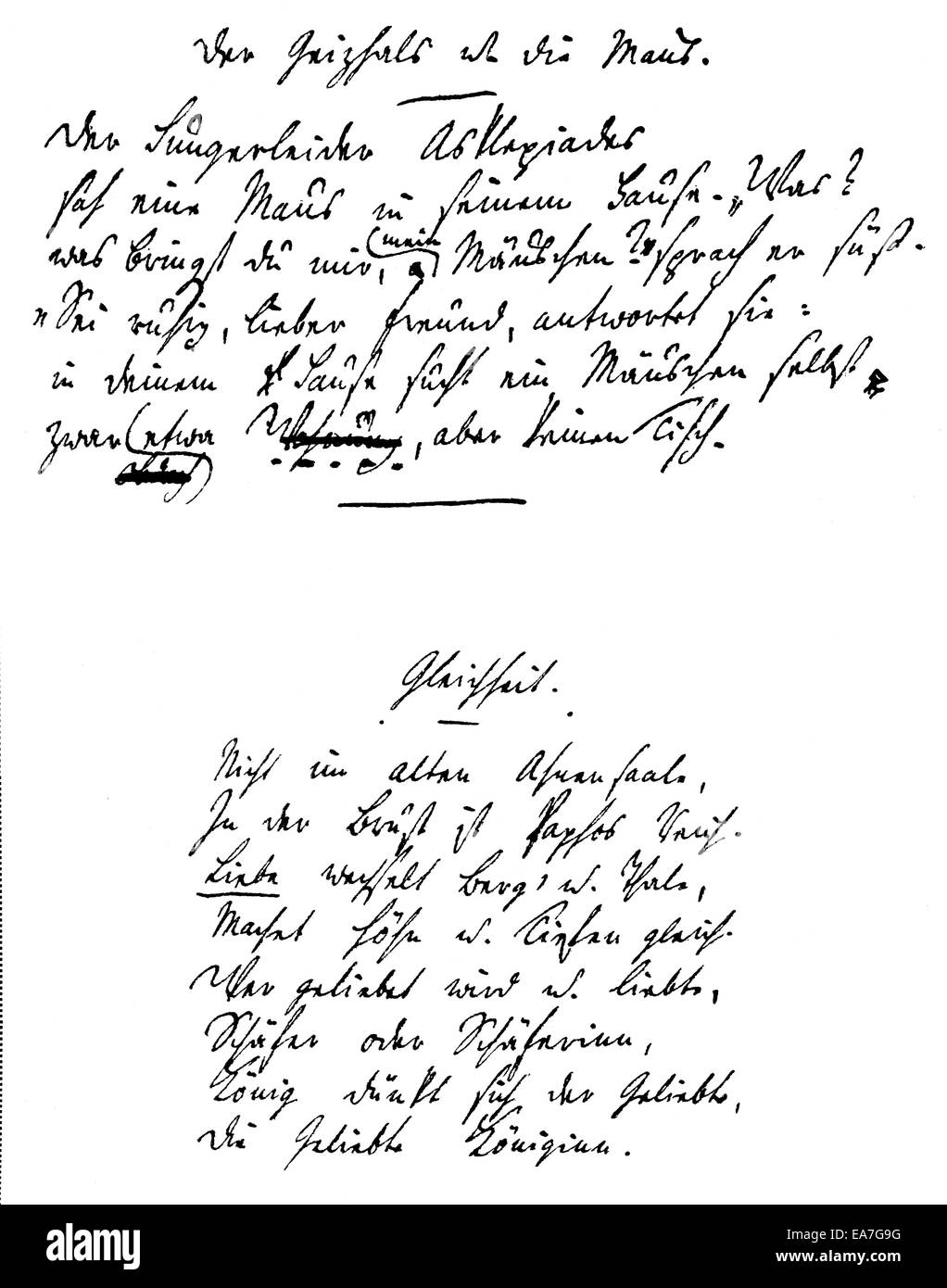 Historischen drucken, 1773, Titelblatt von Johann Gottfried von Herder, 1744-1803, deutscher Dichter, Übersetzer, Theologe und Vorsorge- Stockfoto