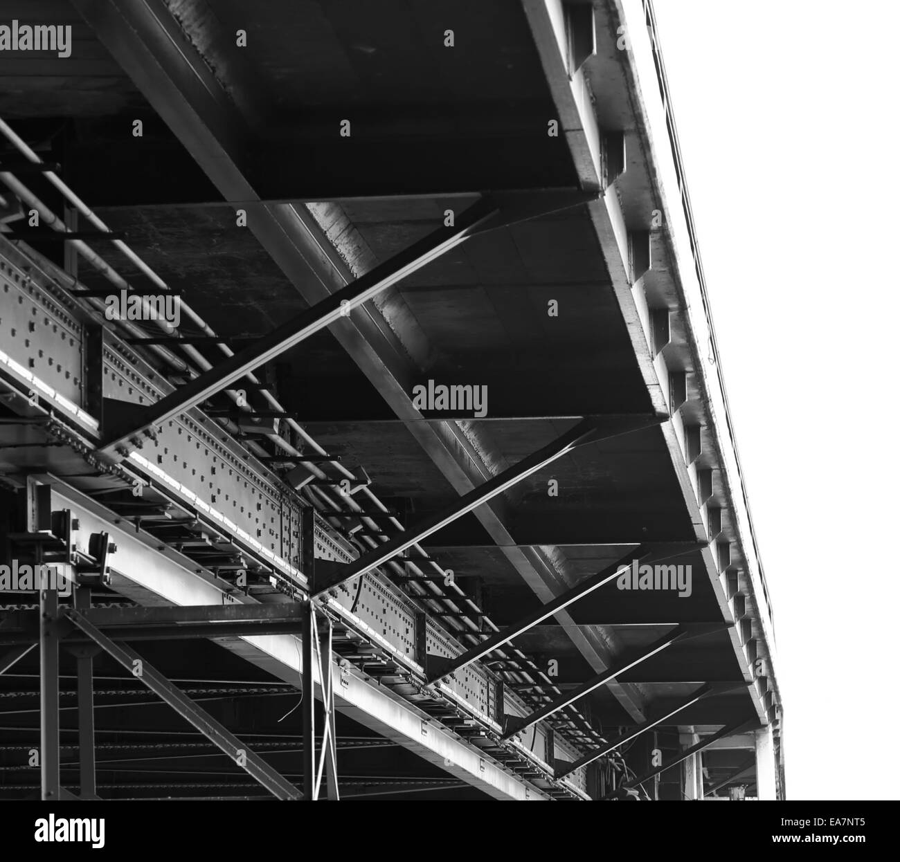 der Bau der Brücke in Bangkok, thailand Stockfoto