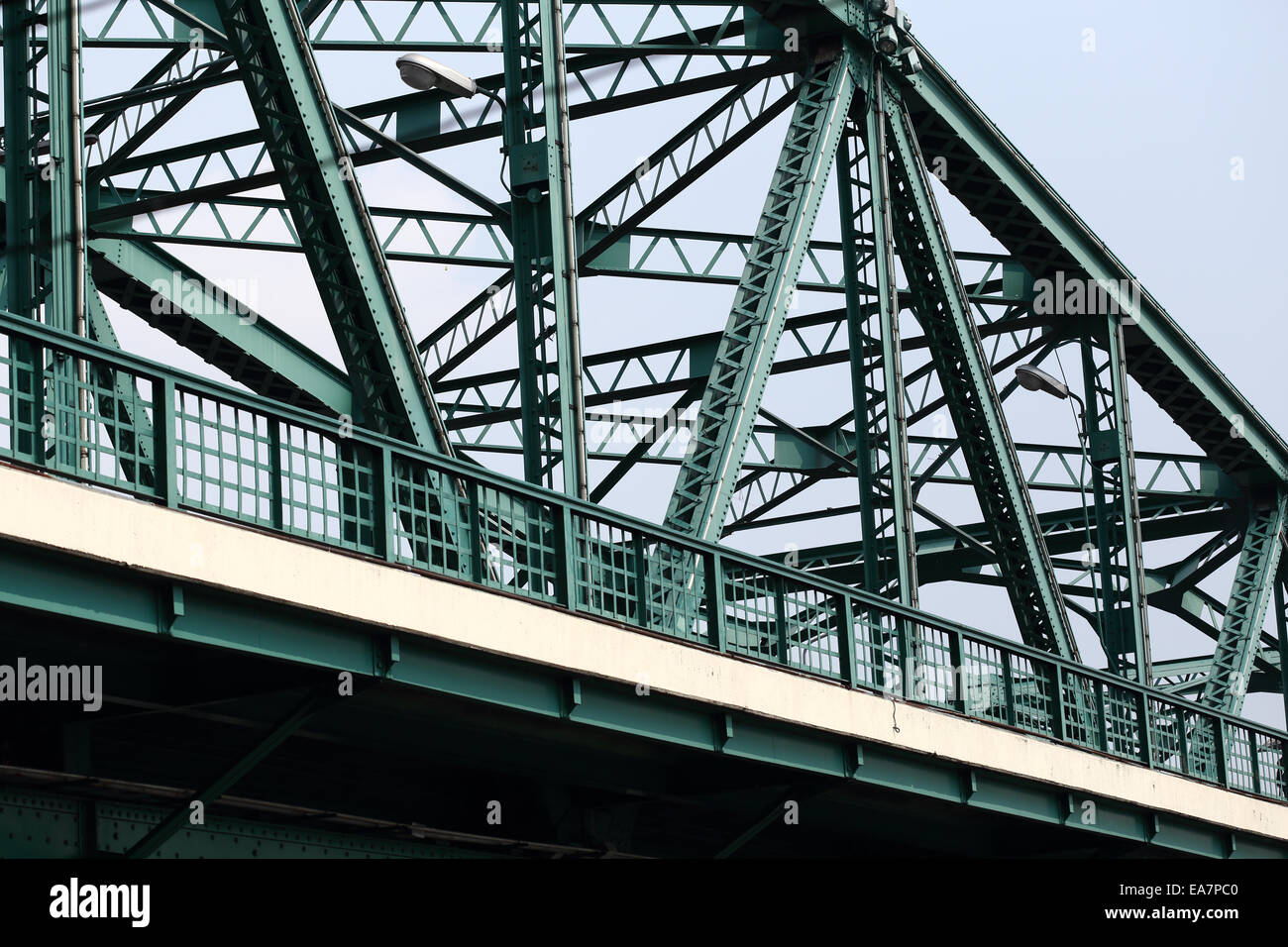 der Bau der Brücke in Bangkok, thailand Stockfoto