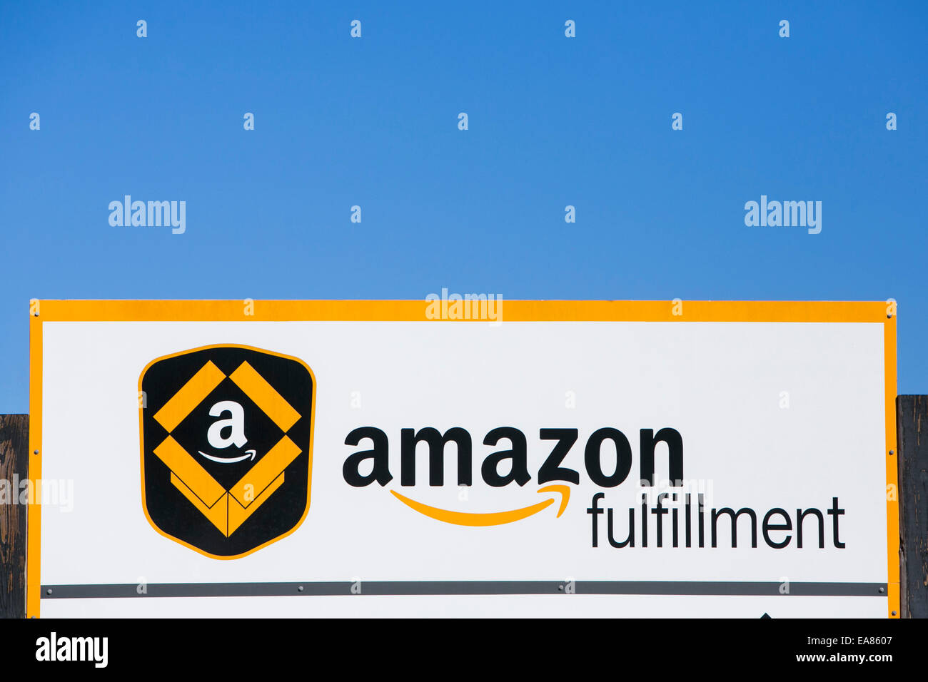 Eine Amazon.com Fulfillment-Center in Chester, Virginia. Stockfoto