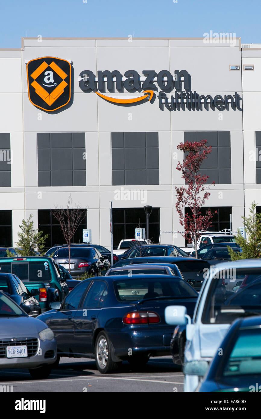 Eine Amazon.com Fulfillment-Center in Chester, Virginia. Stockfoto